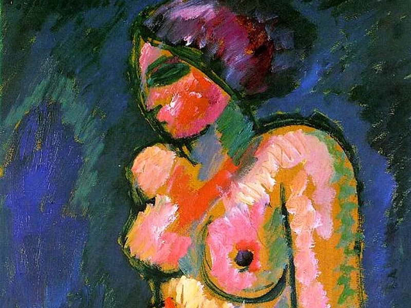 1864-Alexej von Jawlensky - Donna seduta
